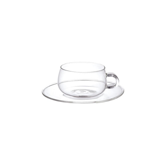 UNITEA cup & saucer 230ml glass