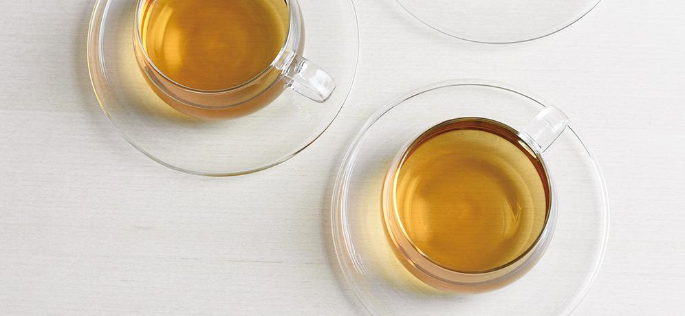 UNITEA cup & saucer 230ml glass